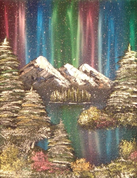 Northern Lights Winter