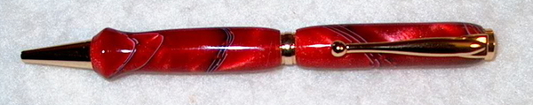 PEN # 654 (slimline) liquid lava acetate