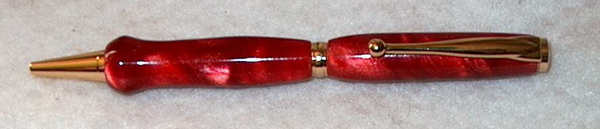 PEN # 675 (slim) BLACK CHERRY ACETATE