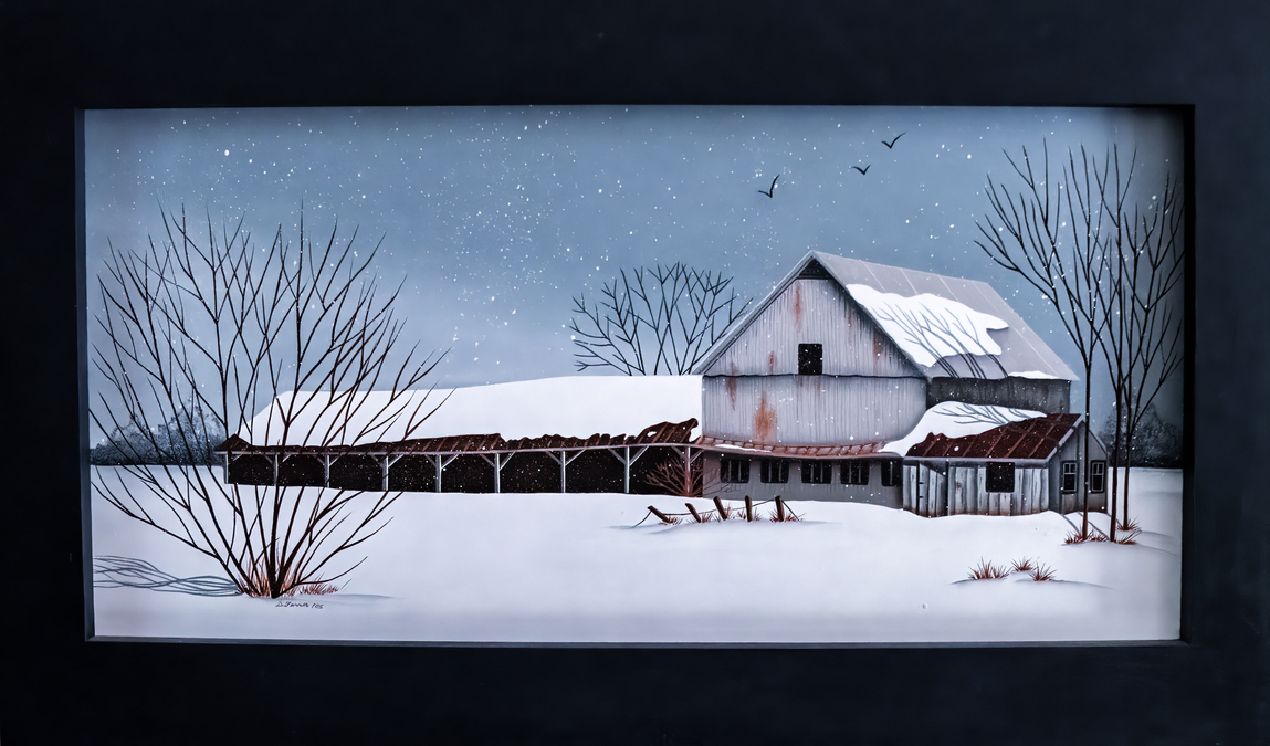 Winter Barn